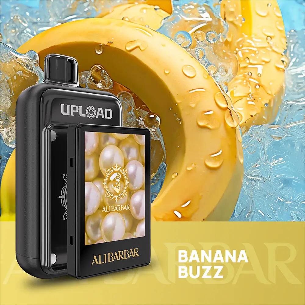 Banana Buzz – Alibarbar Upload 25000 Puffs